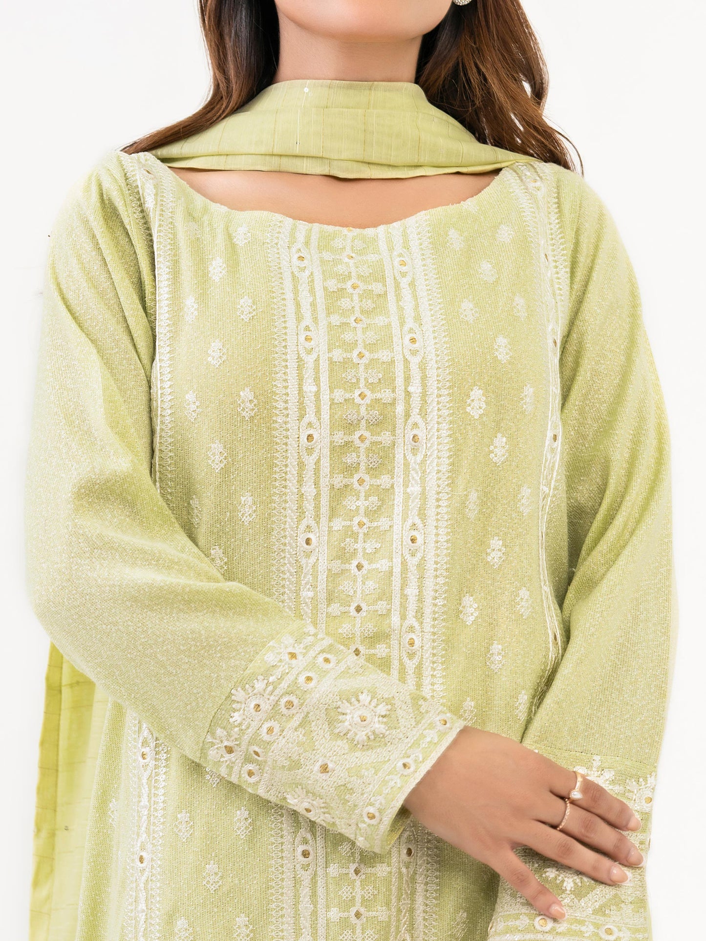2 Piece Krandi Suit-Embroidered (Pret)