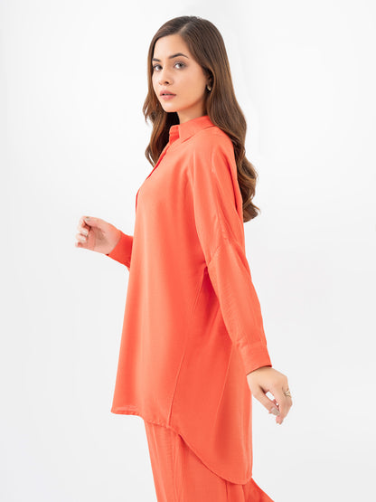 Dyed Raw Silk Co-Ord Set