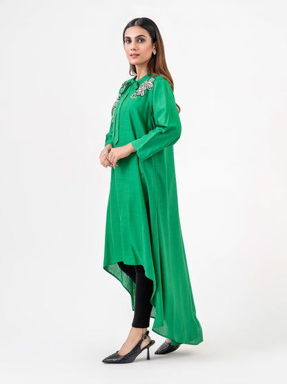 Viscose Shirt-Embroidered (Pret)