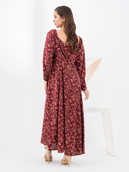 Printed Silk Dress