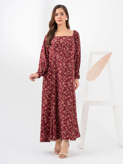 Printed Silk Dress