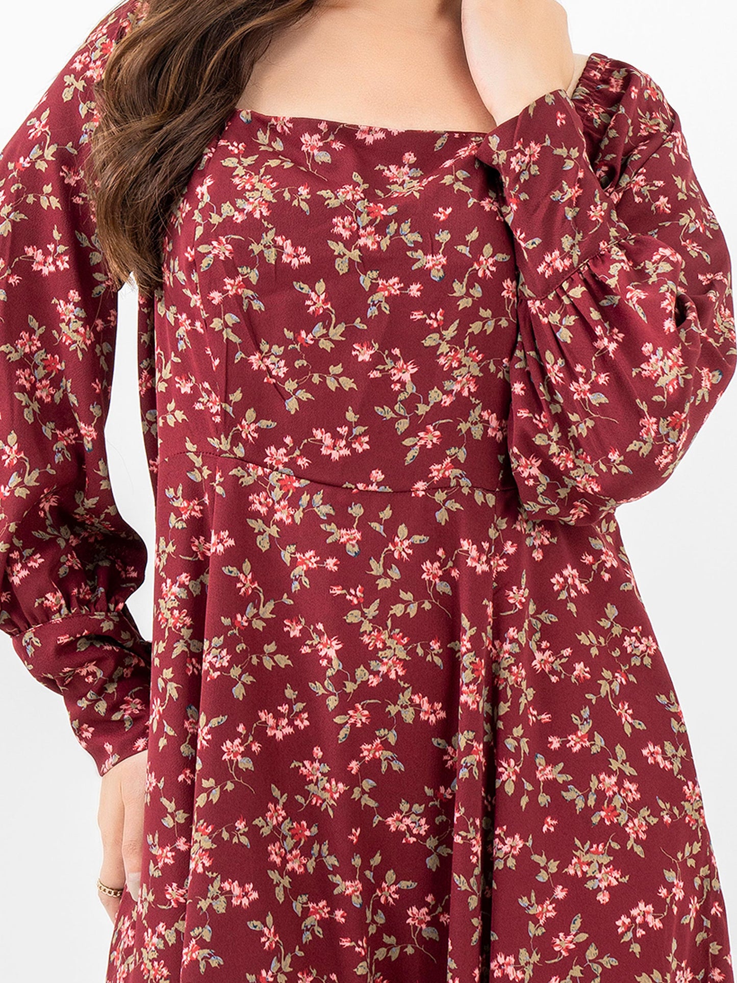Printed Silk Dress