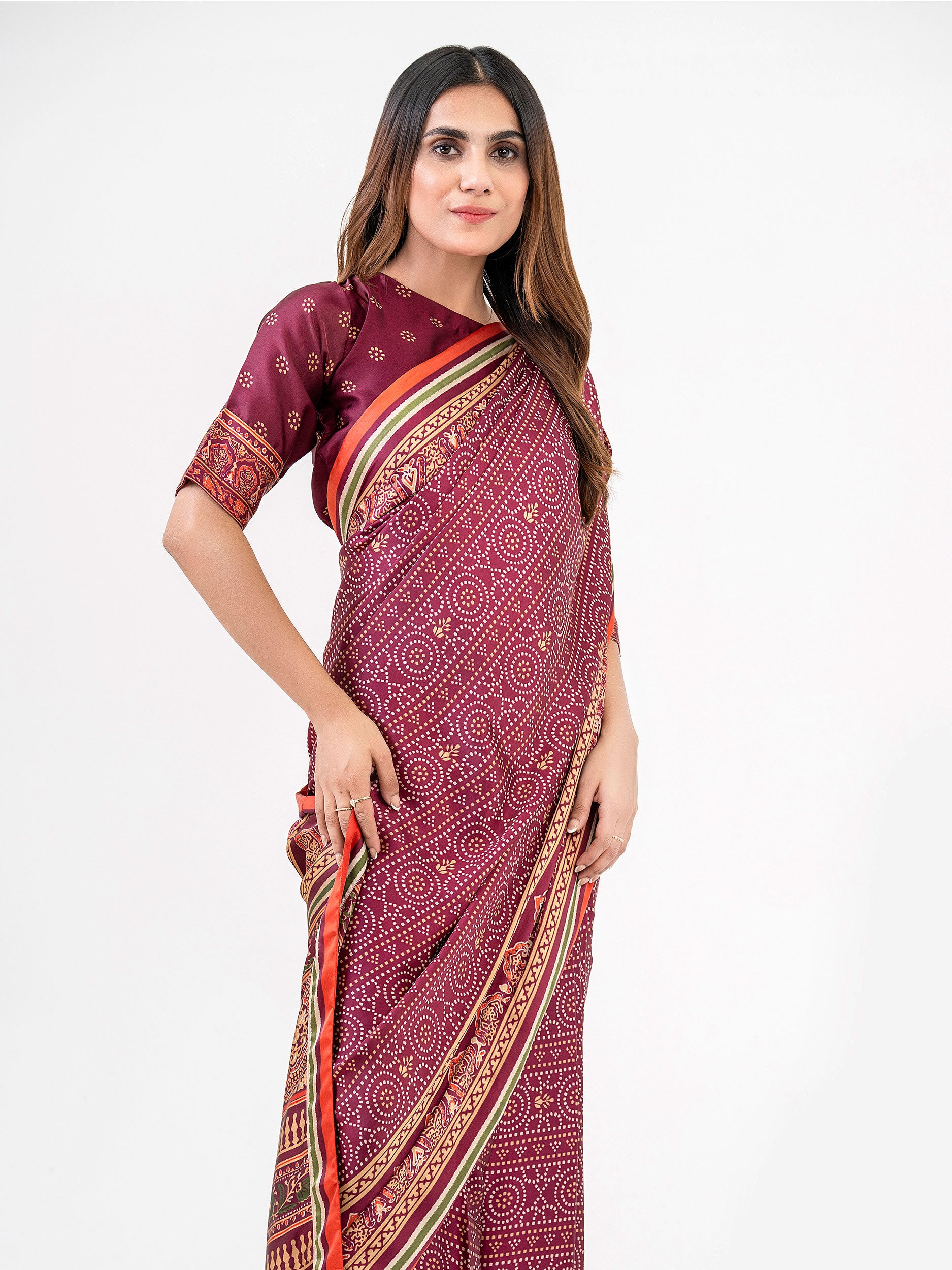 2-piece-silk-saree-printed-(pret)