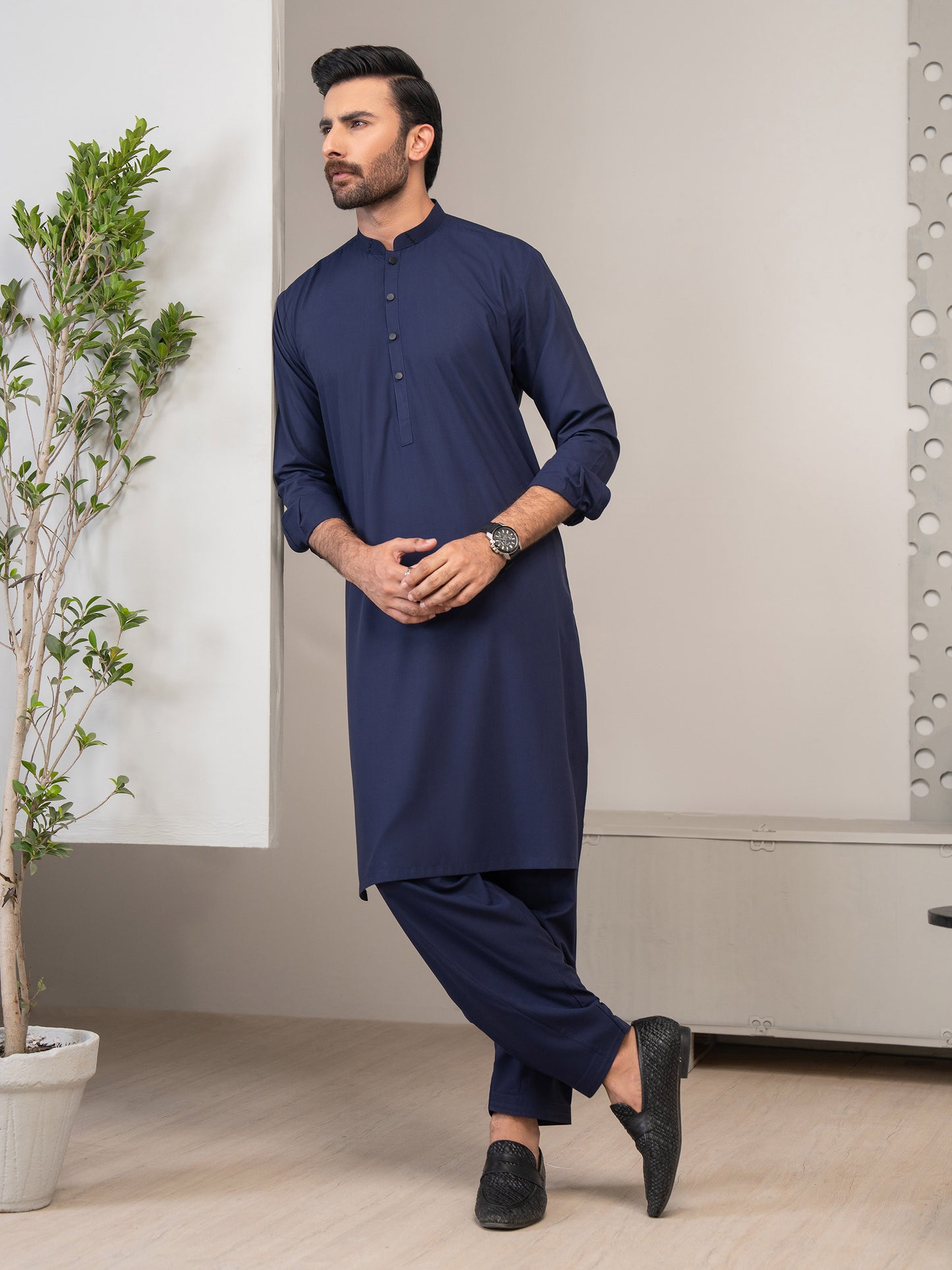 Cotton Suit-Embroidered: Draft