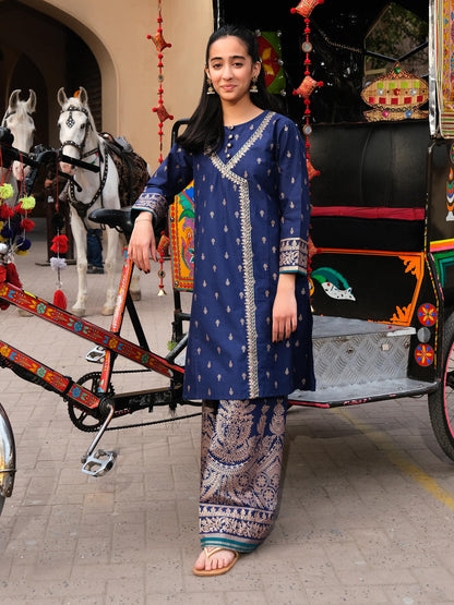 2 Piece Lawn Suit-Embroidered