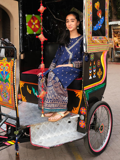 2 Piece Lawn Suit-Embroidered