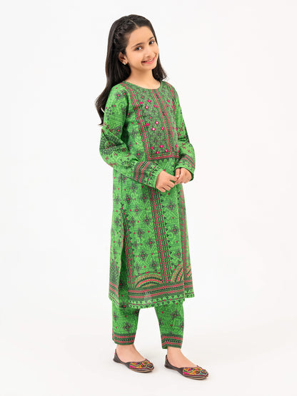 2 Piece Cambric Suit-Embroidered