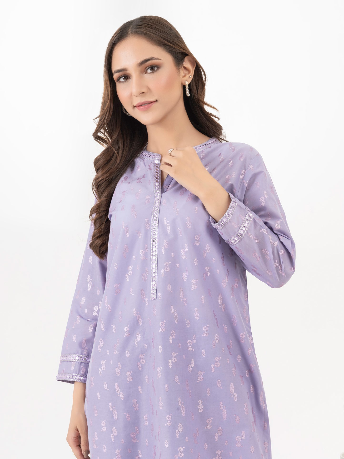 Lawn Co-Ord Set-Embroidered (Pret)