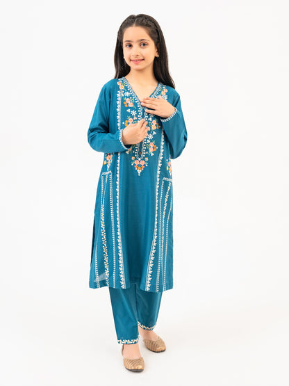 2 Piece Lawn Suit-Embroidered