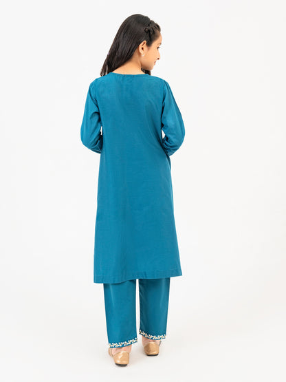 2 Piece Lawn Suit-Embroidered
