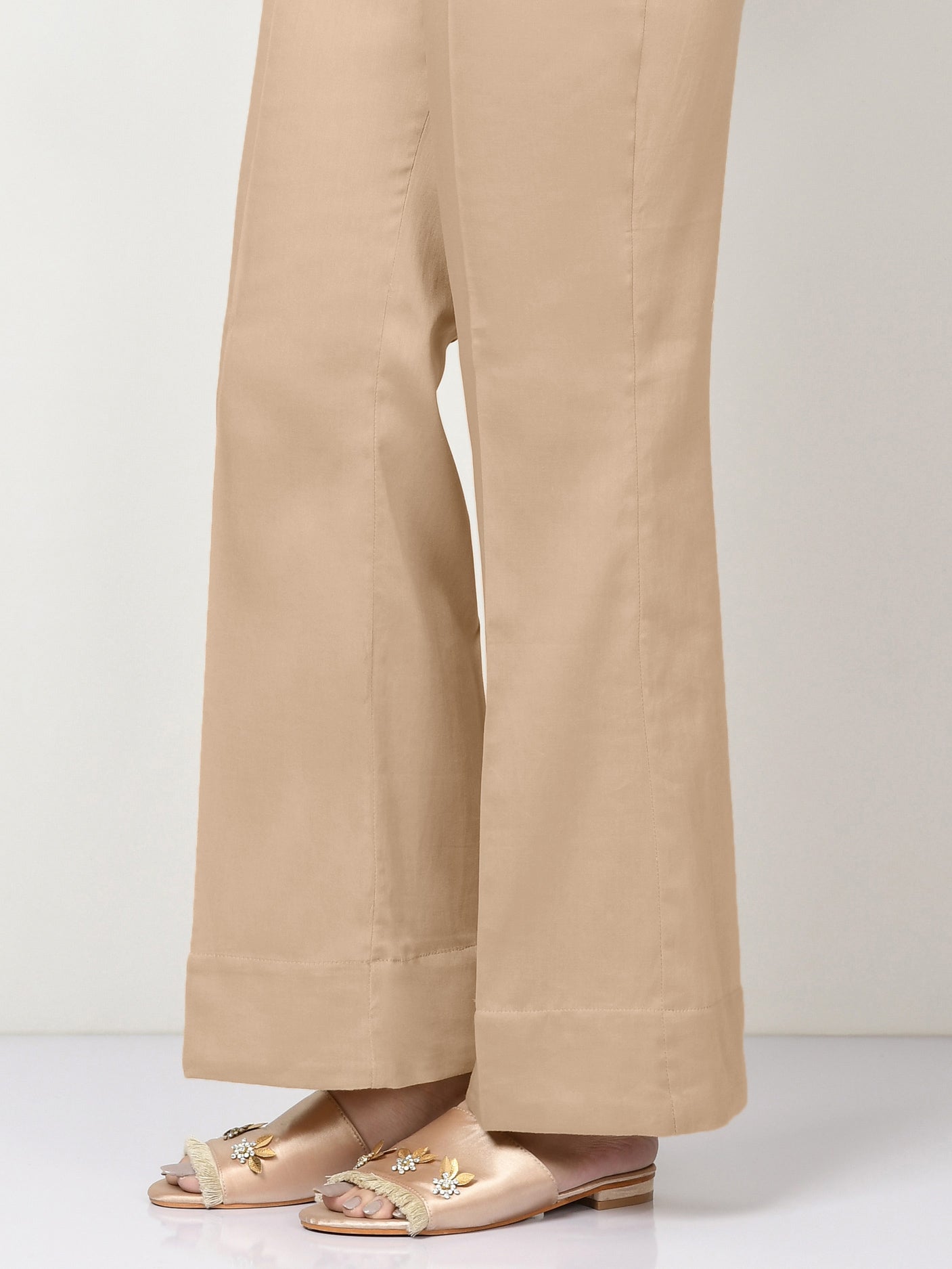 Cambric Trousers-Dyed (Unstitched)