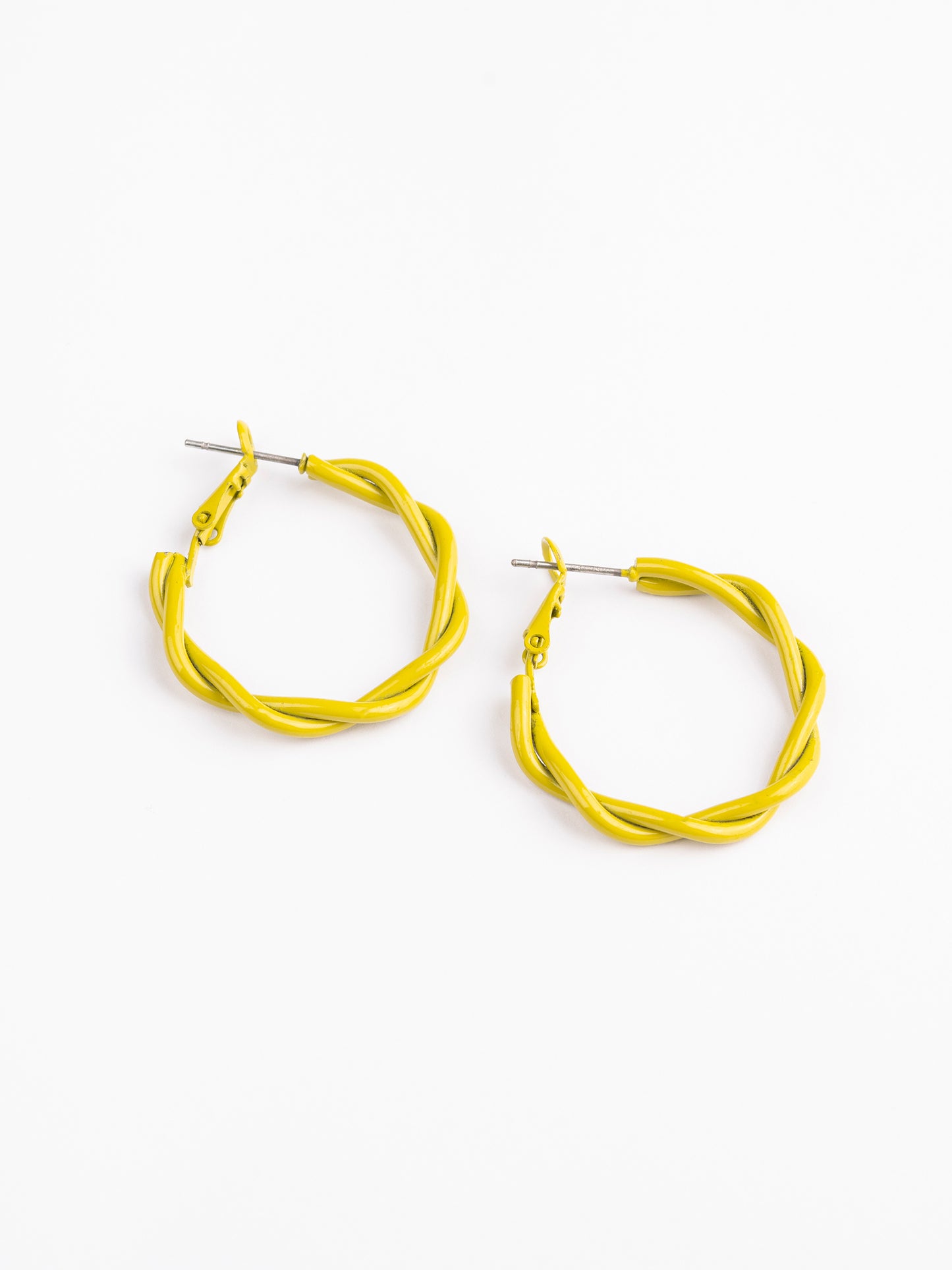 Curly Hoop Earings