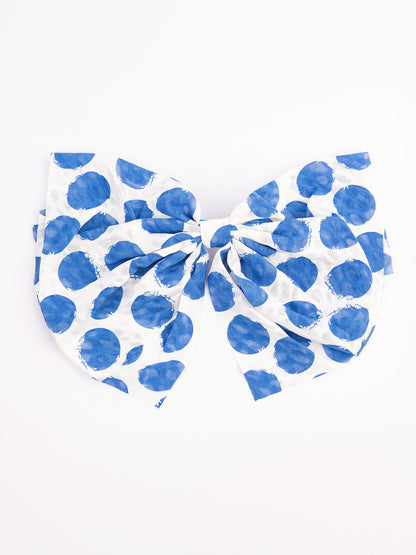 Printed Bow Hair Clip