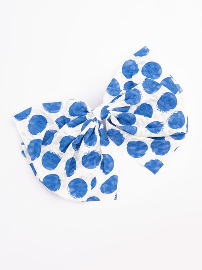 Printed Bow Hair Clip