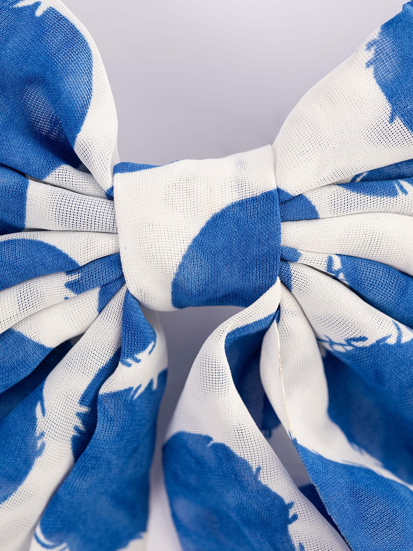 Printed Bow Hair Clip