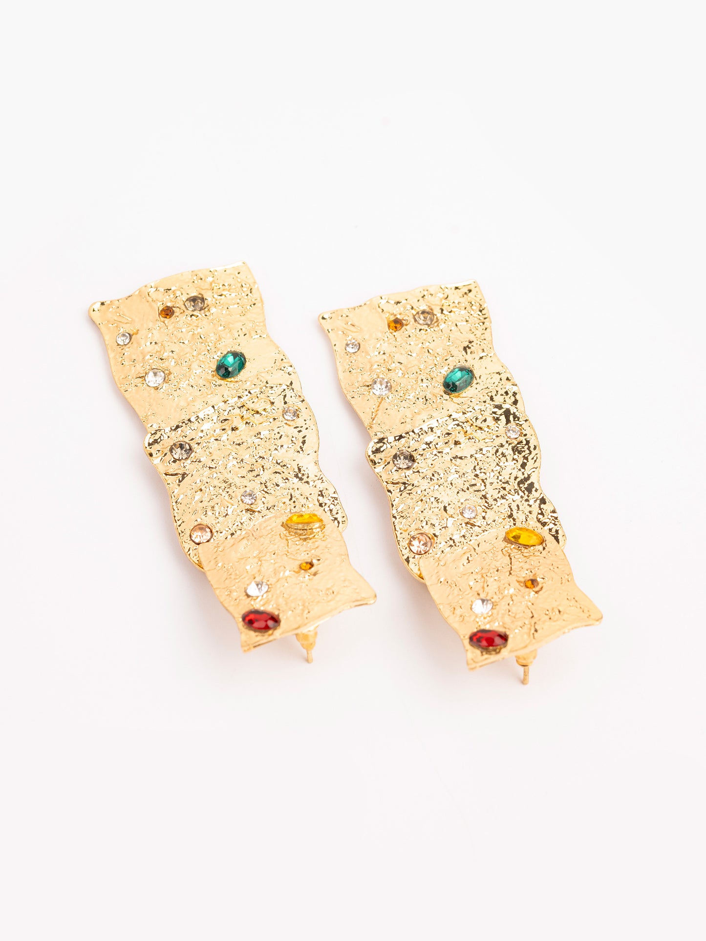 Embellished Gold Earings