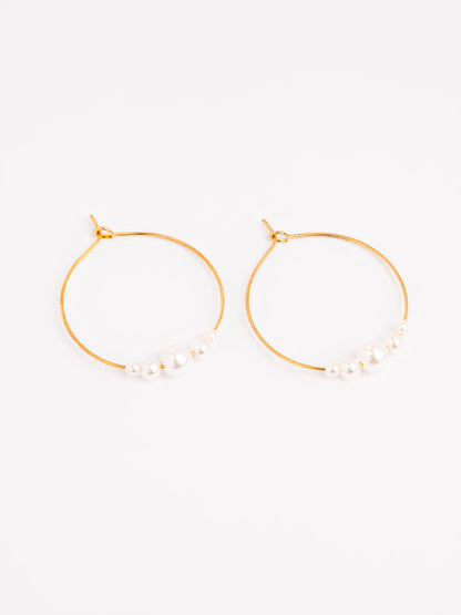 Pearl Hoops