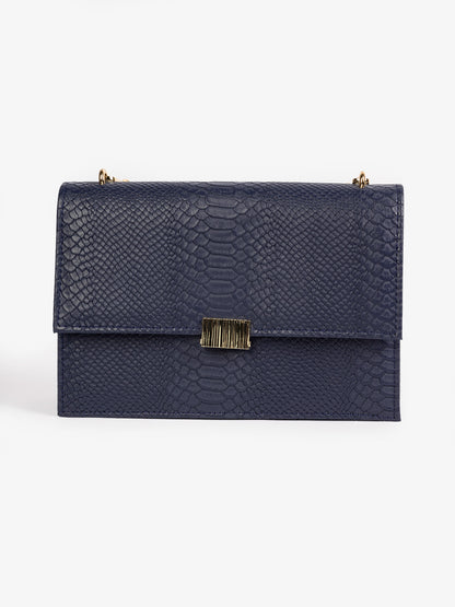 Snake Textured Handbag