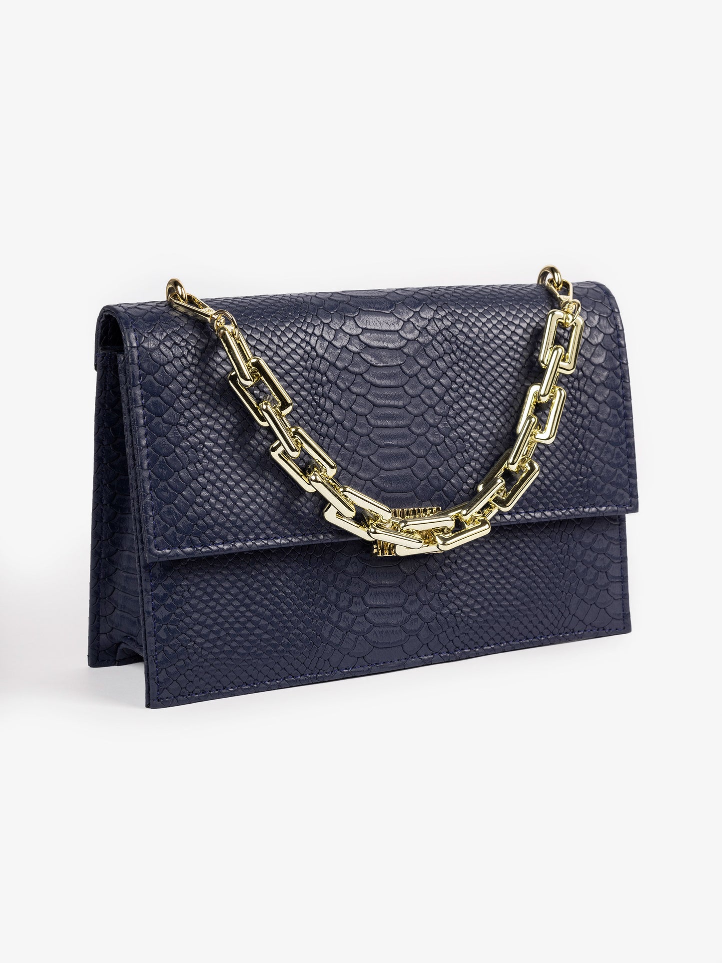 Snake Textured Handbag