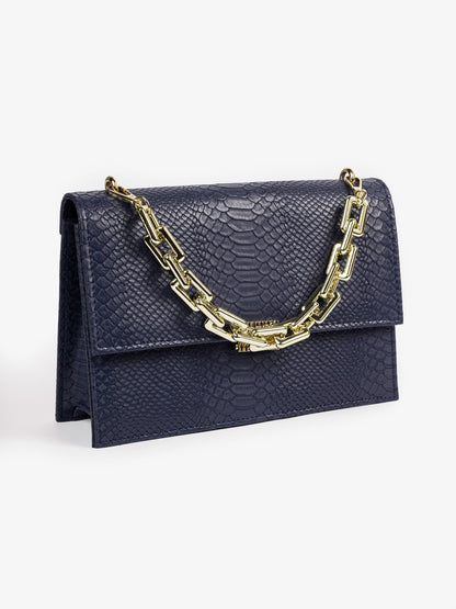 Snake Textured Handbag