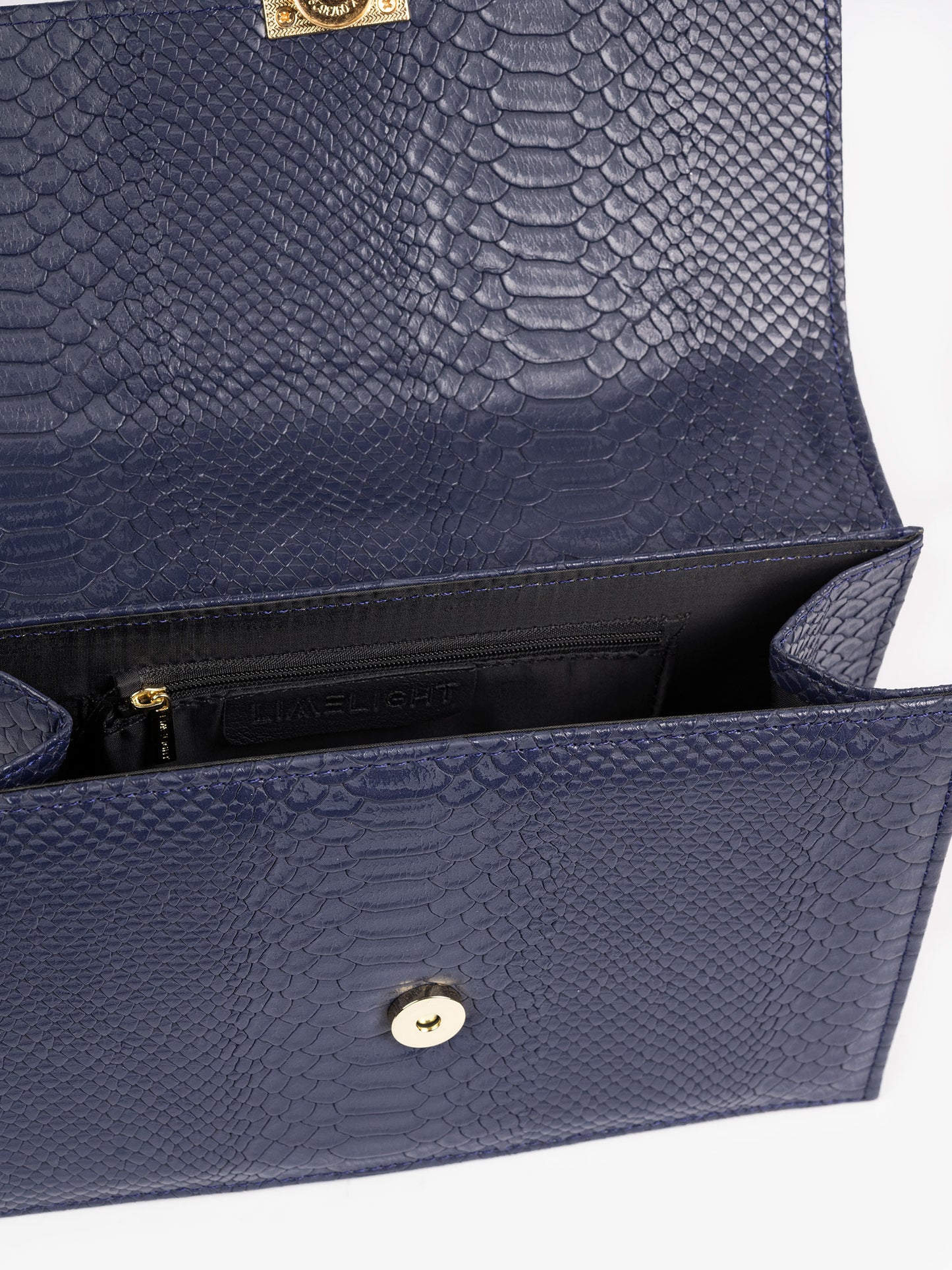Snake Textured Handbag