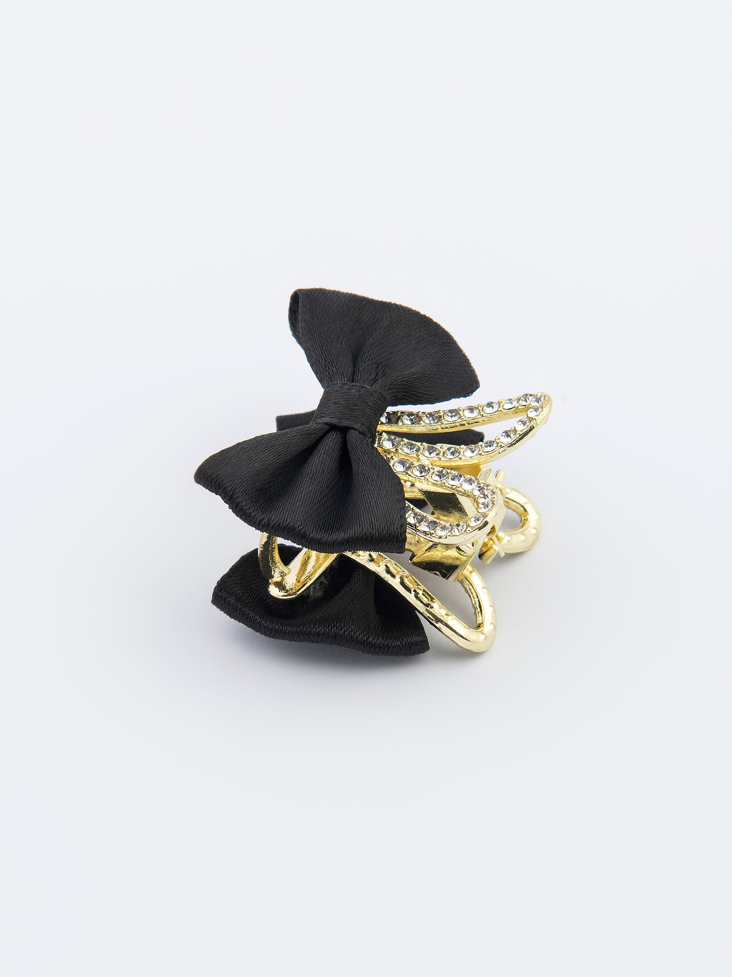 Embellished Bow Claw Clip