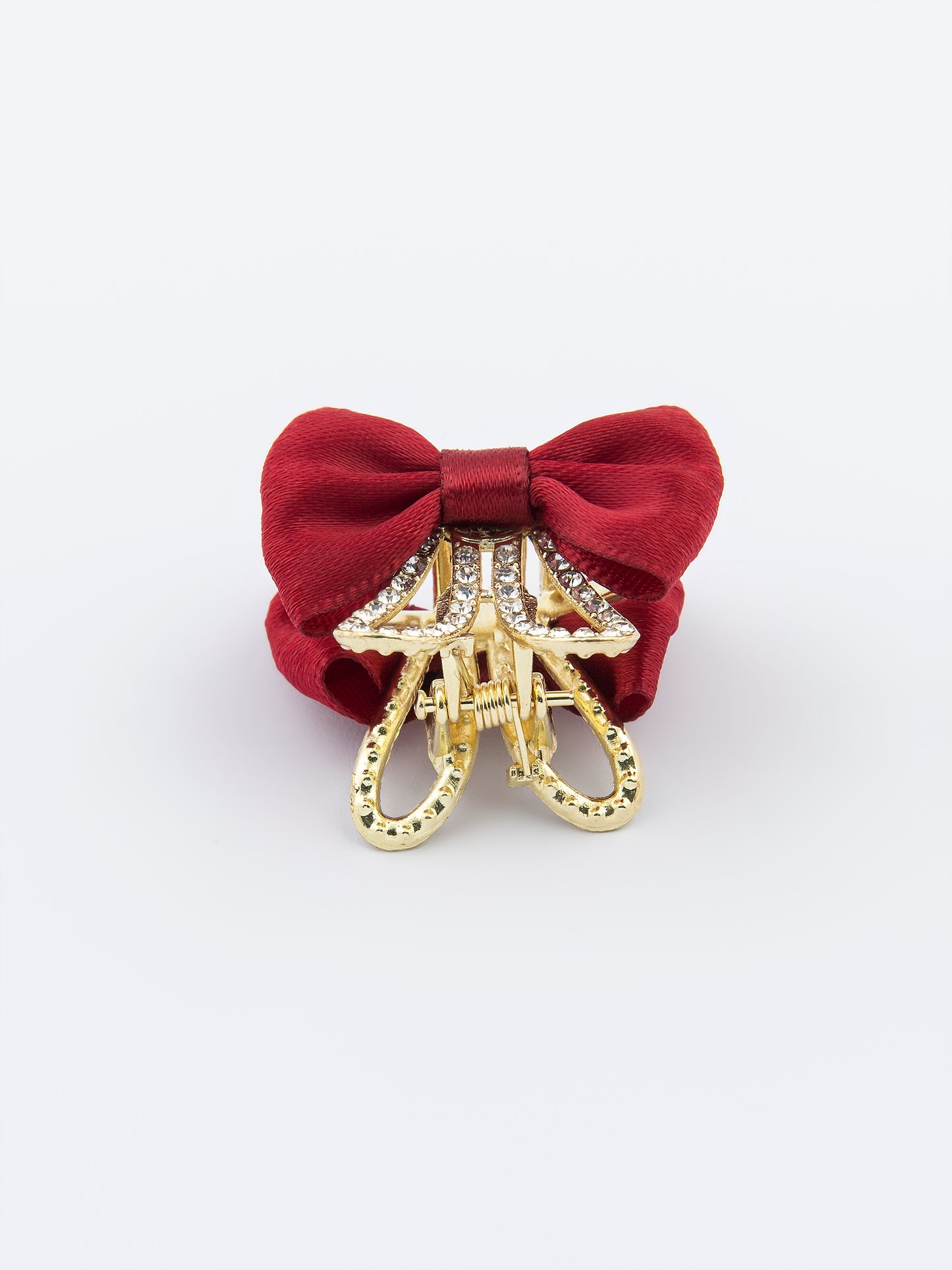 Embellished Bow Claw Clip