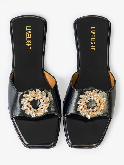 Stone Studded Flats