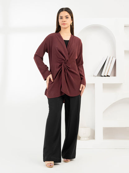 Raw Silk Top