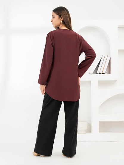 Raw Silk Top
