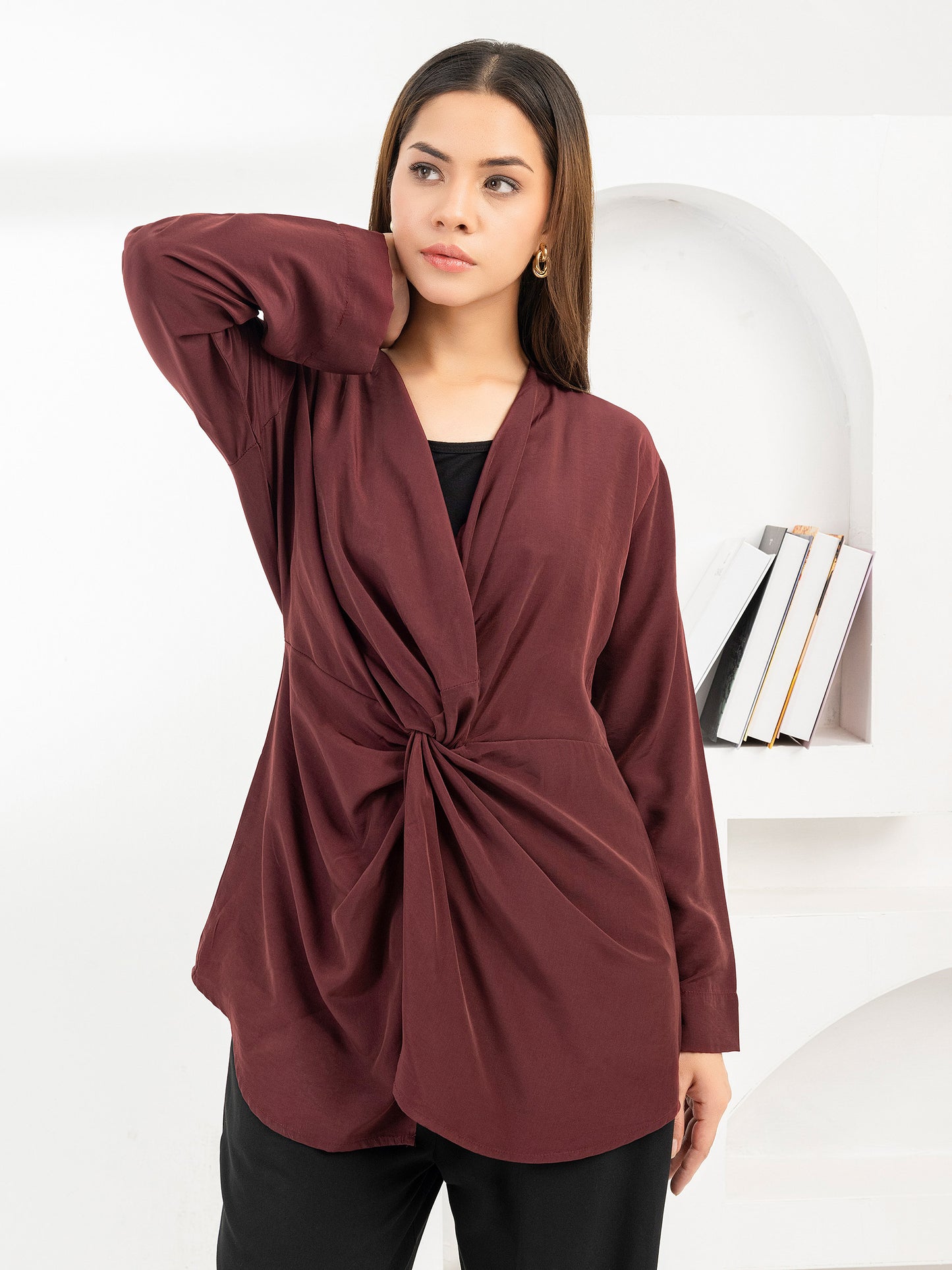 Raw Silk Top