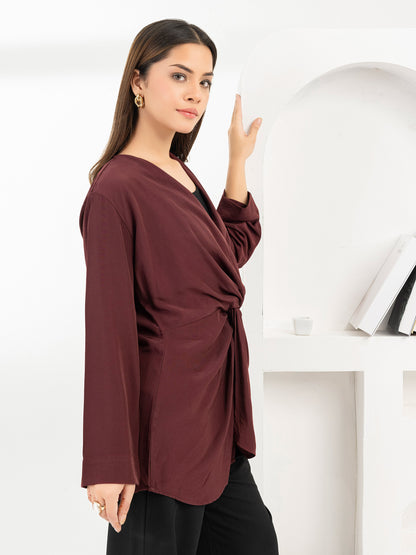 Raw Silk Top