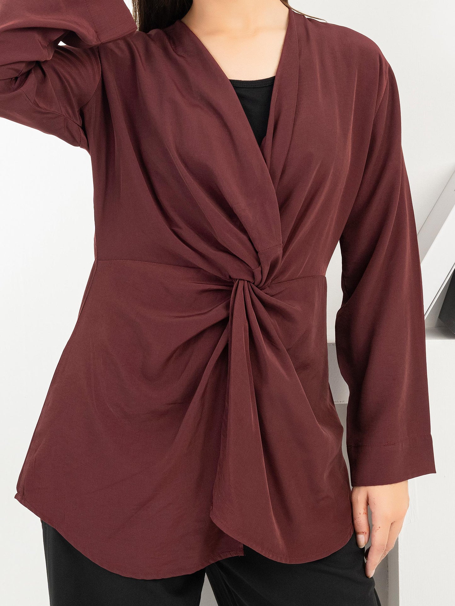 Raw Silk Top