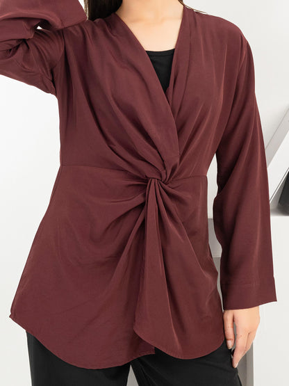 Raw Silk Top