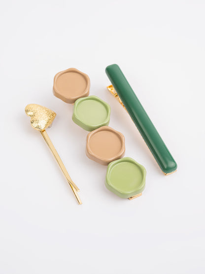 Geometric Hair Clips