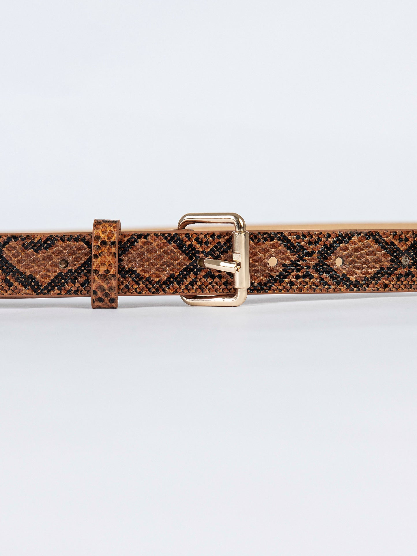 Snake Textured Belt