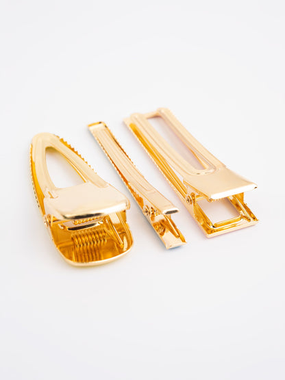 Geometric Hair Clips