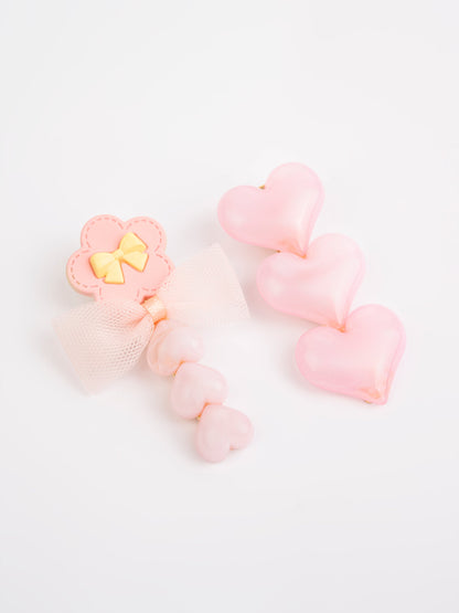 Heart Hair Clips