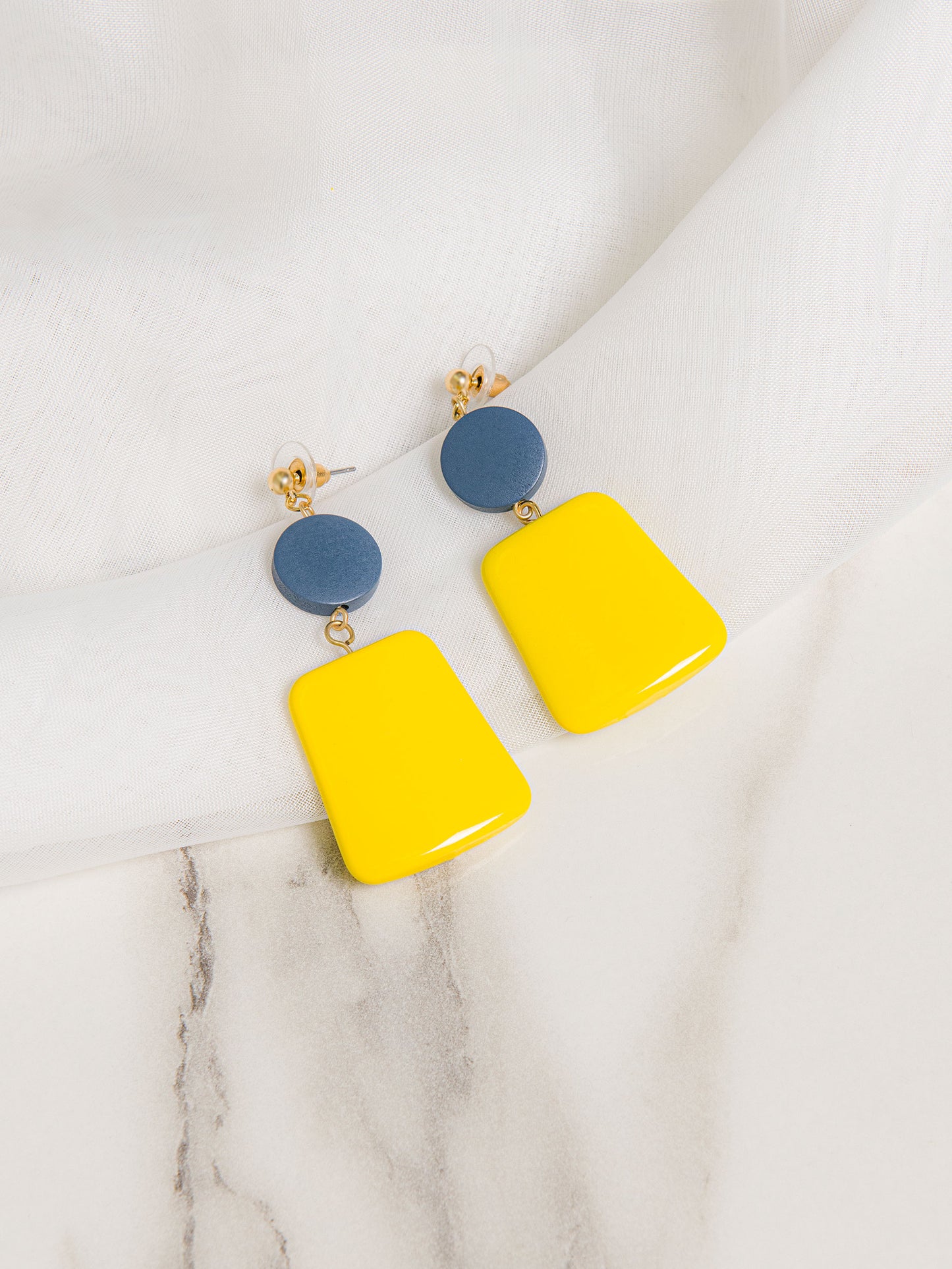 Geometric Dangle Earrings