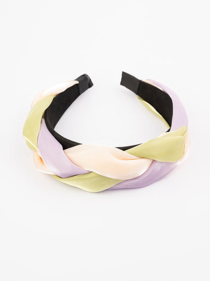 Tri Tone Braided Hair Band