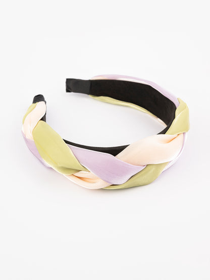 Tri Tone Braided Hair Band