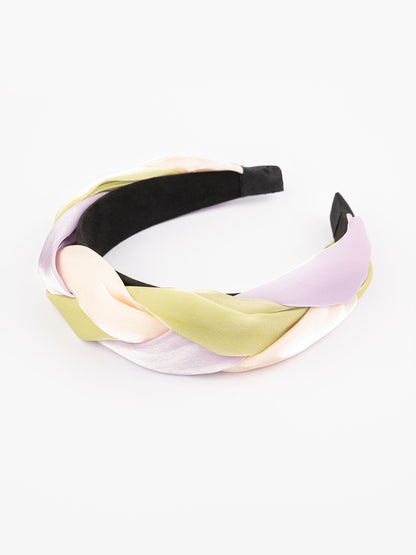 Tri Tone Braided Hair Band