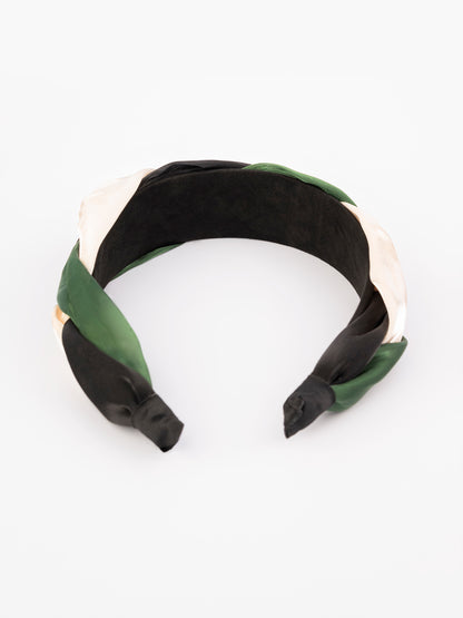 Tri Tone Braided Hair Band