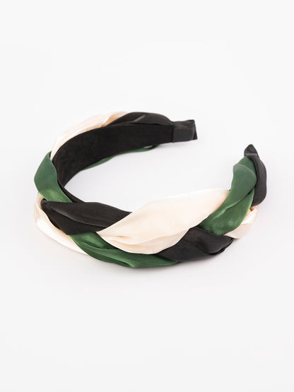 Tri Tone Braided Hair Band