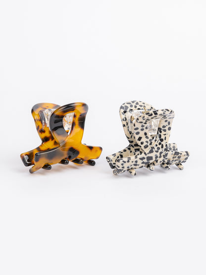 Animal Printed Hair Clips