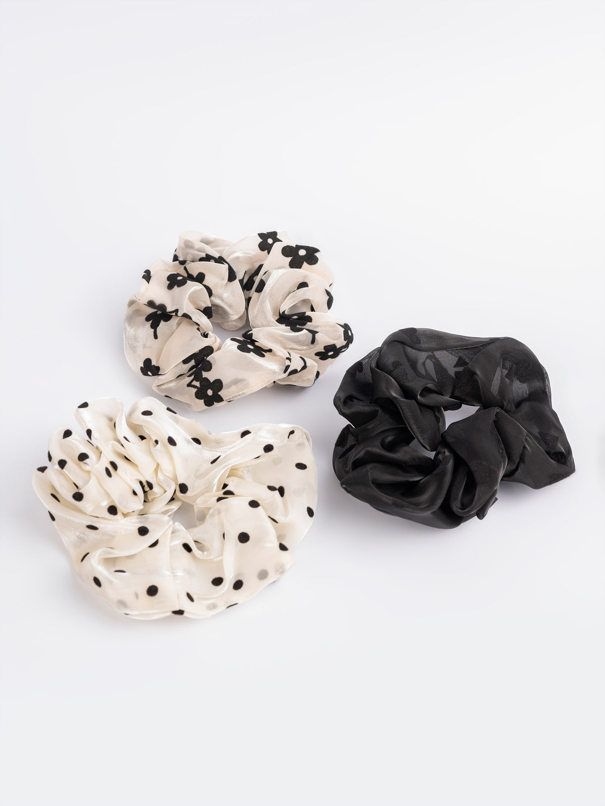 Polkadot Hair Scrunchies
