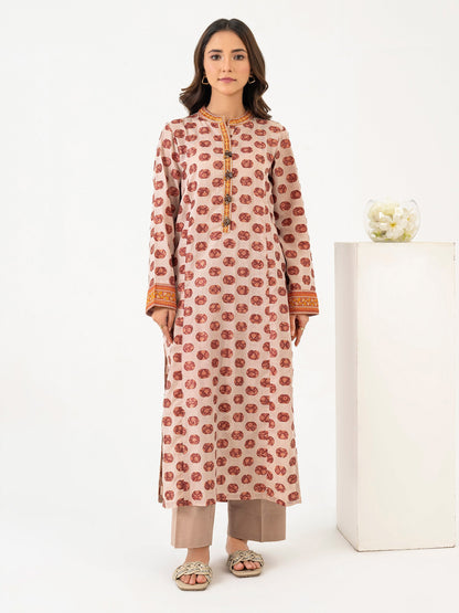 2 Piece Jacquard Suit-Embroidered (Pret)