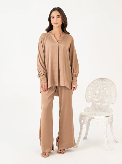 Silk Co-Ord Set-Dyed