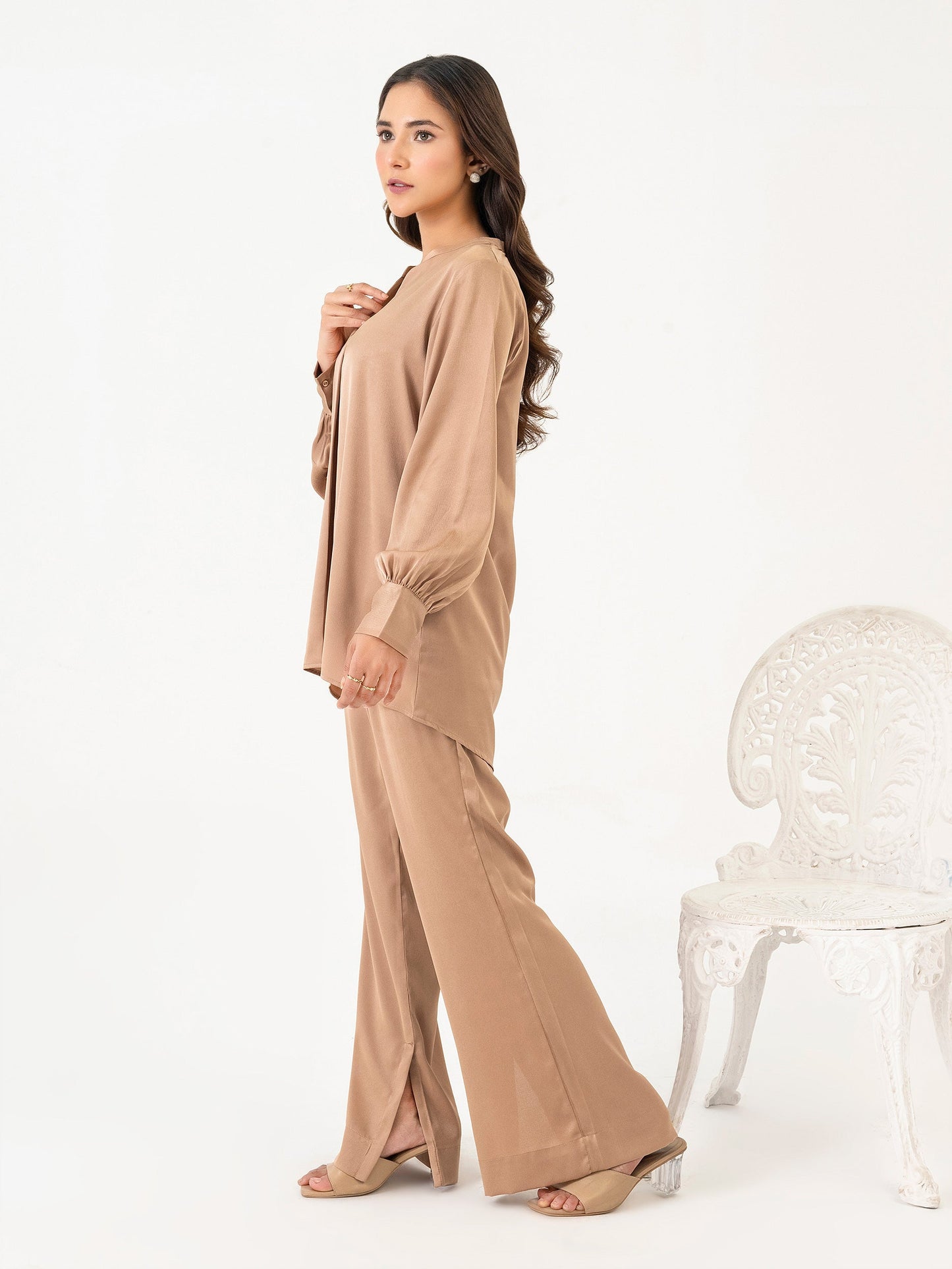 Silk Co-Ord Set-Dyed