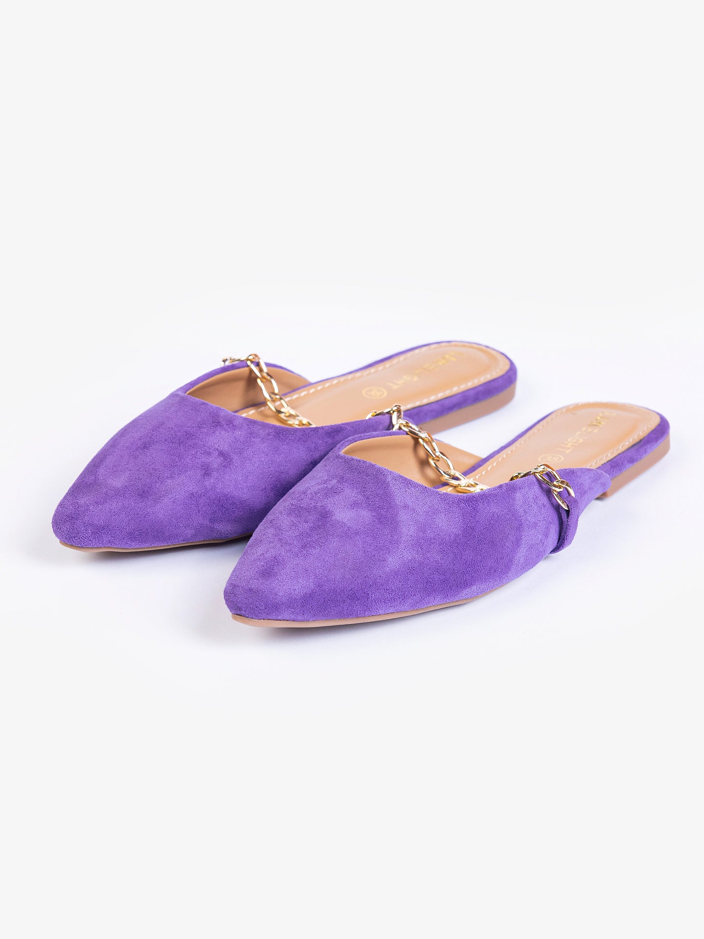 Chain Embellished Mules